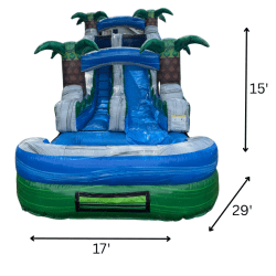 green20tiki20dimensions 1775167022 15' Green Tiki Water Slide
