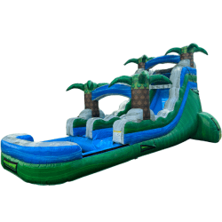15' Green Tiki Water Slide